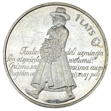 2008 Latvia 1 Lats Eurostar