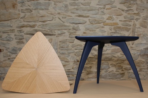 Table basse plaquée - basse,