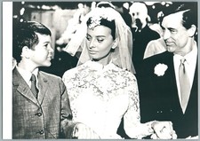 1978 Gary Grant & Sophia Loren "La Péniche du bonheur/Houseboat" Photo Vintage