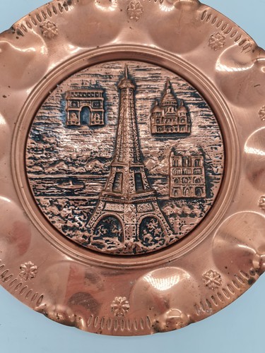 Assiette decorative cuivre