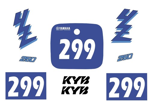 Yamaha 250z 1989 decal - yamaha,