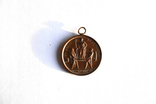 Médaille bronze napoléon - médaille,