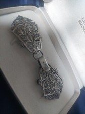 Belle BOUCLE DE CAPE Argent Massif Agrafe Manteau Homme XIXè