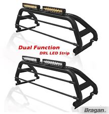Rouleau Barre + Leds + Feux de Freins + LED Pour Mitsubishi l200 2015-2019 Noir