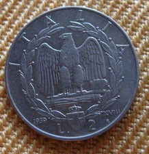 2 Livres 1939 Empire Aigle Sur