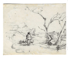 DESSIN ECOLE FRANCAISE DU XIX