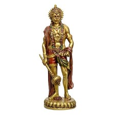 Statue De Hanuman En Résine Debout Figurine 10 Pouces