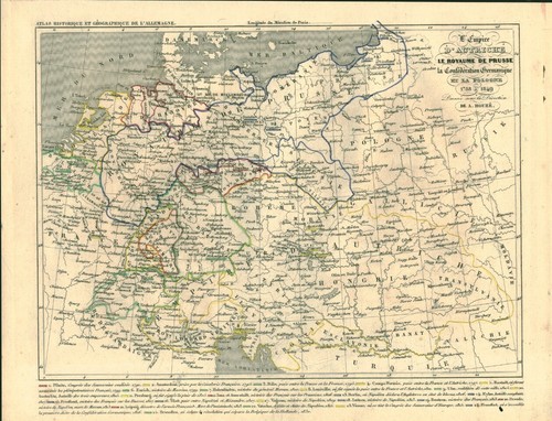 Gravure ancienne carte