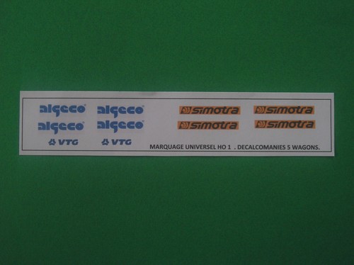 Train decalcomanies 10 - ,