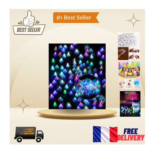 Pack 100 ballons lumineux - pack,
