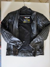 Blouson moto cuir BLH BE CITY 3XL – NEUF – Protections CE