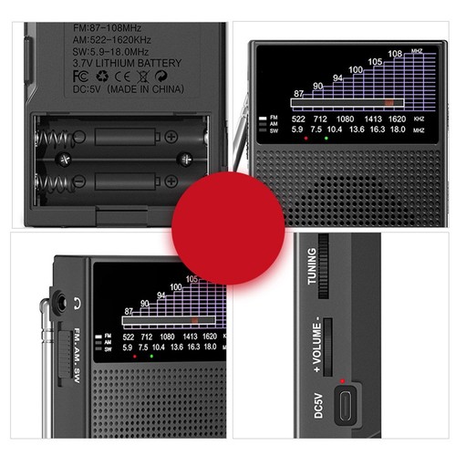 Radio tuner sw - radio, avec