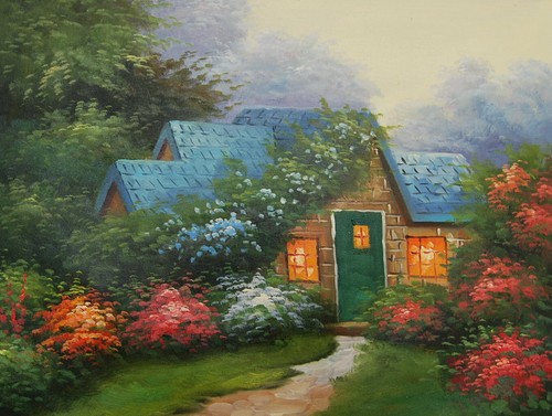Tableau peinture huile sur - tableau,