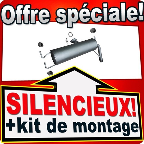 Silencieux arriere pour toyota - silencieux,