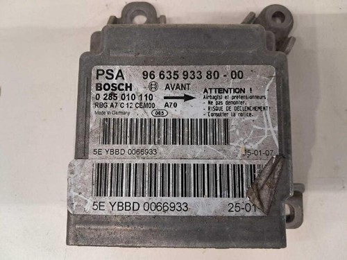 Boîtier air bag peugeot 207 - boîtier,