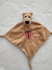 DOUDOUS PLAT LION RUGBY MARRON