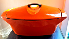 COCOTTE LE CREUSET  45 Raymond Loewy Année 70 orange