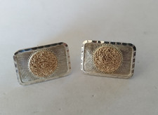 Boutons manchette argent - boutons,