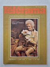 Magazine TELERAMA télévision radio cinéma 11 juin 1972 Jean-Francois Poron