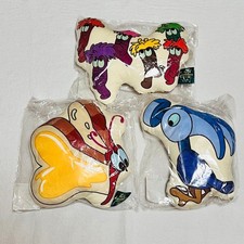 Lot de 3 coussins Disney Alice au pays des merveilles papillon découpé Momela...