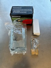 Antivol remorque neuf – Blocage tête d’attelage + cadenas 3 clés