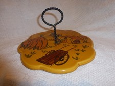 VALLAURIS FPP CERAMIQUE PLATEAU A FROMAGE C 33  Faïences et Poteries de Provence