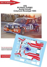 Decals ref 0970 - decals, 1/43