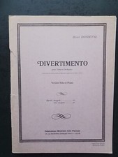 PARTITION - D. DONDEYNE - Divertimento tuba en ut ou saxhorn basse sib et piano
