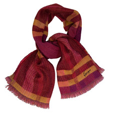 Foulard à franges en laine