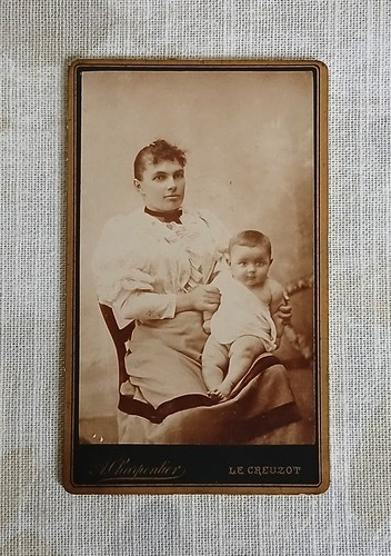 Photo ancienne carte visite - photo,