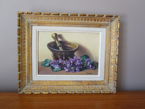 Tableau peinture huile - , sur