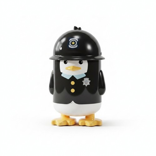 Poubelle pingouin style - pingouin,