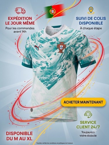 Maillot portugal coupe - maillot, du