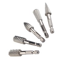5pcs 1/4 "tige Trépan Rotatif