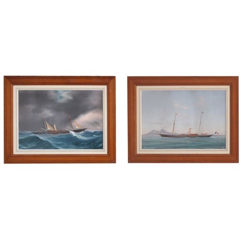 Gouaches napolitaines marine - gouaches,