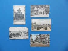 NANCY - LOT DE 5 CARTES POSTALES ANCIENNES DE NANCY - VINTAGE 