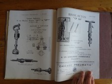 Ancien catalogue CHICAGO PNEUMATIC - Matériel à air comprimé - Outillage