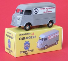 Car-Horse Citroen Type H Hy Tub  fourgonnette PTT technique style Dinky cij jrd