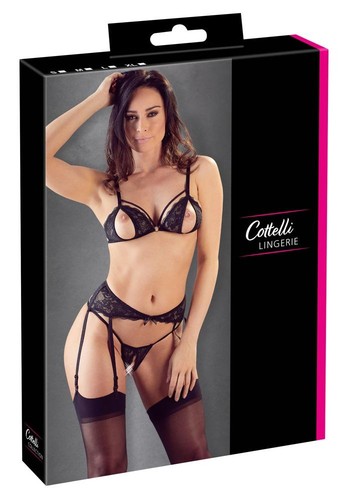 Ensemble dentelle ouvert avec