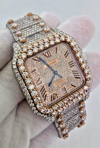 Cartier santos gold large 40mm - gold,