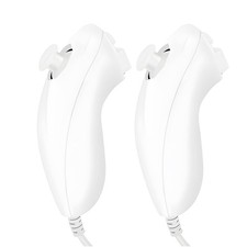Lot de 2 manettes Nunchuk pour