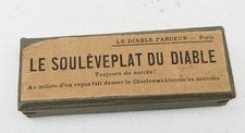 jeu ancien Le soulèveplat du diable , farce et attrape .