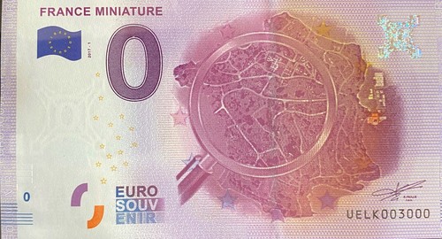 Billet euro france - 0,