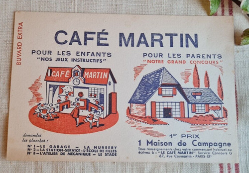 Ancien buvard publicitaire - buvard, le