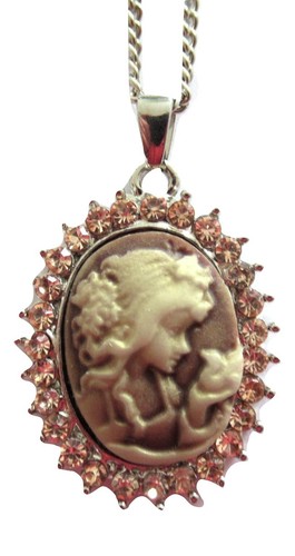 Pendentif camée caméo - pendentif, camée,
