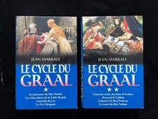 # 2 livres - 8 romans - Jean MARKALE - LE CYCLE DU GRAAL - éd. France Loisirs