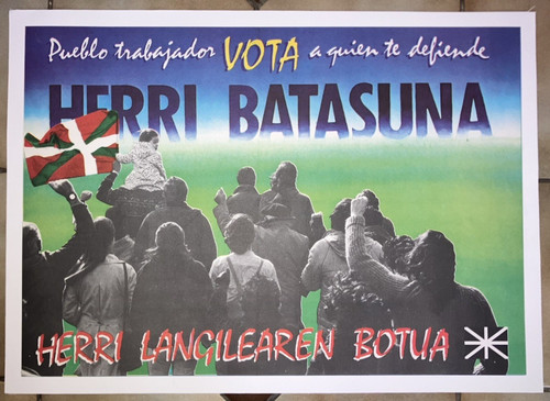 Affiche entoile herri batasuna - herri,