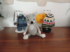 Plush blanket animals hand