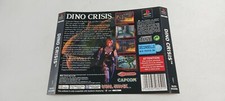 Jaquette arrière officielle Jeu Sony Playstation 1 PS1 Dino Crisis