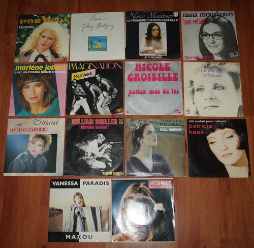 Lot vinyle 45t - vinyle, anciens